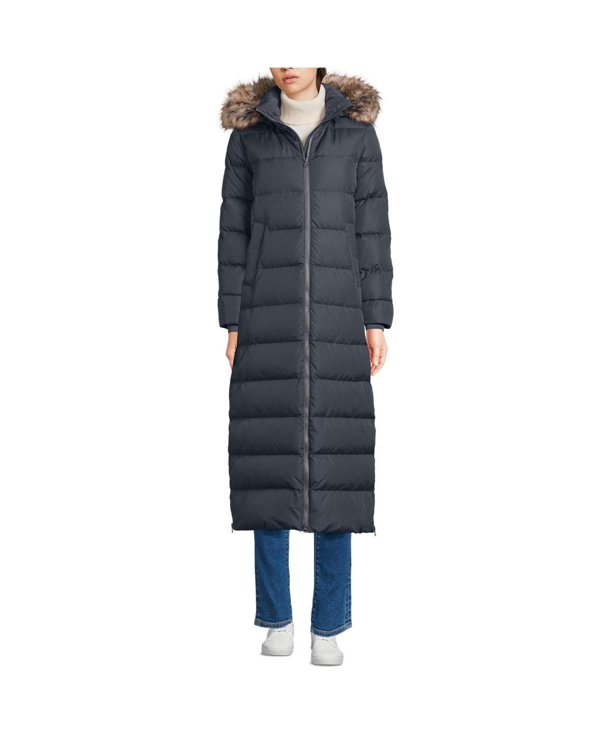 Lands End Womens Tall Wide Channel 600 Down Puffer Long Maxi Coat Product Image