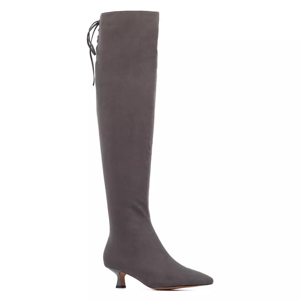 New York & Company® Vanellope Women's Dress Boots, Size: 9, Dark Gray Product Image