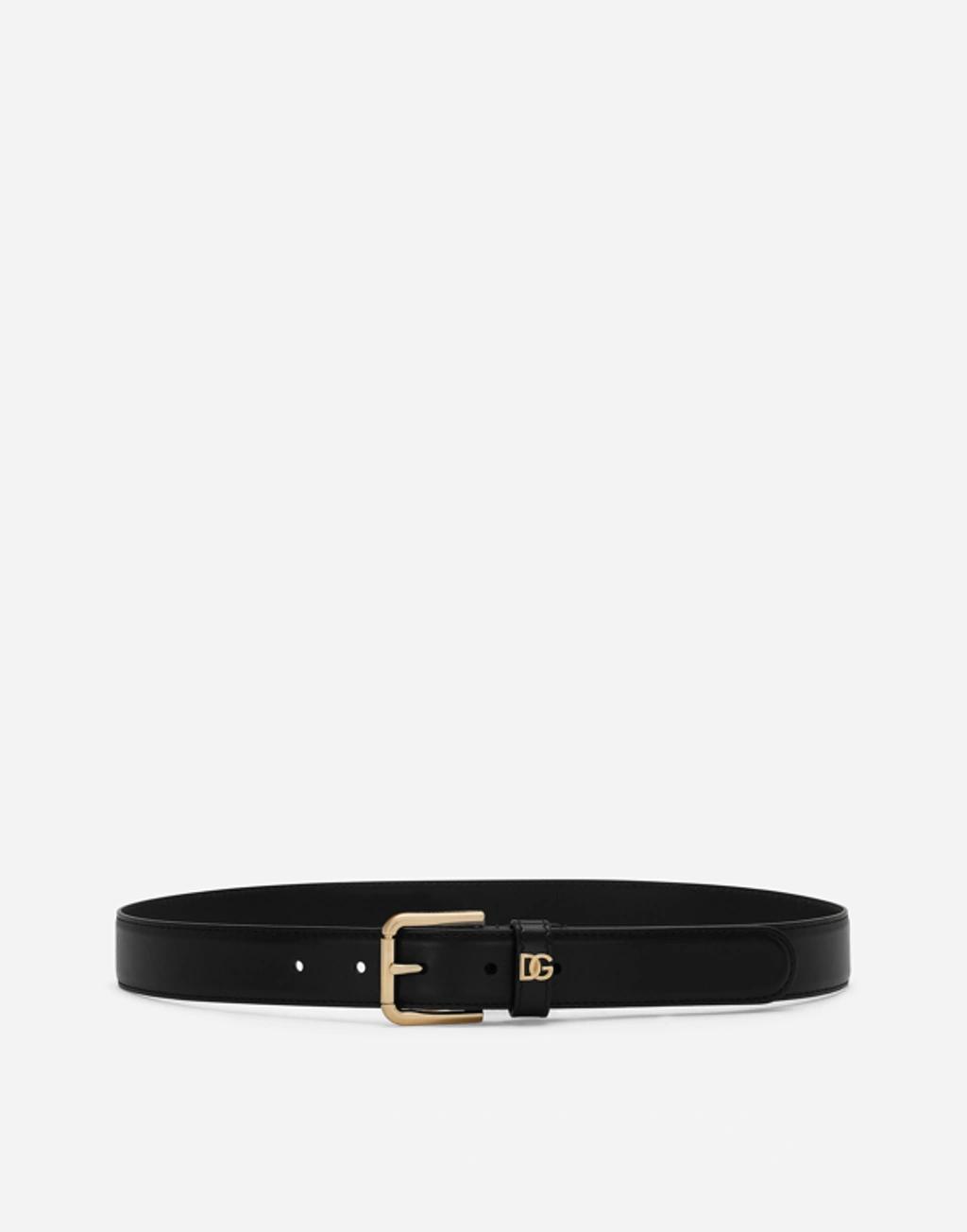 DOLCE & GABBANA Dg Logo Belt In Black Product Image