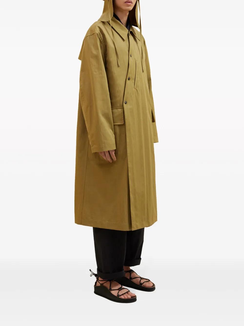 asymmetric trench coat Product Image