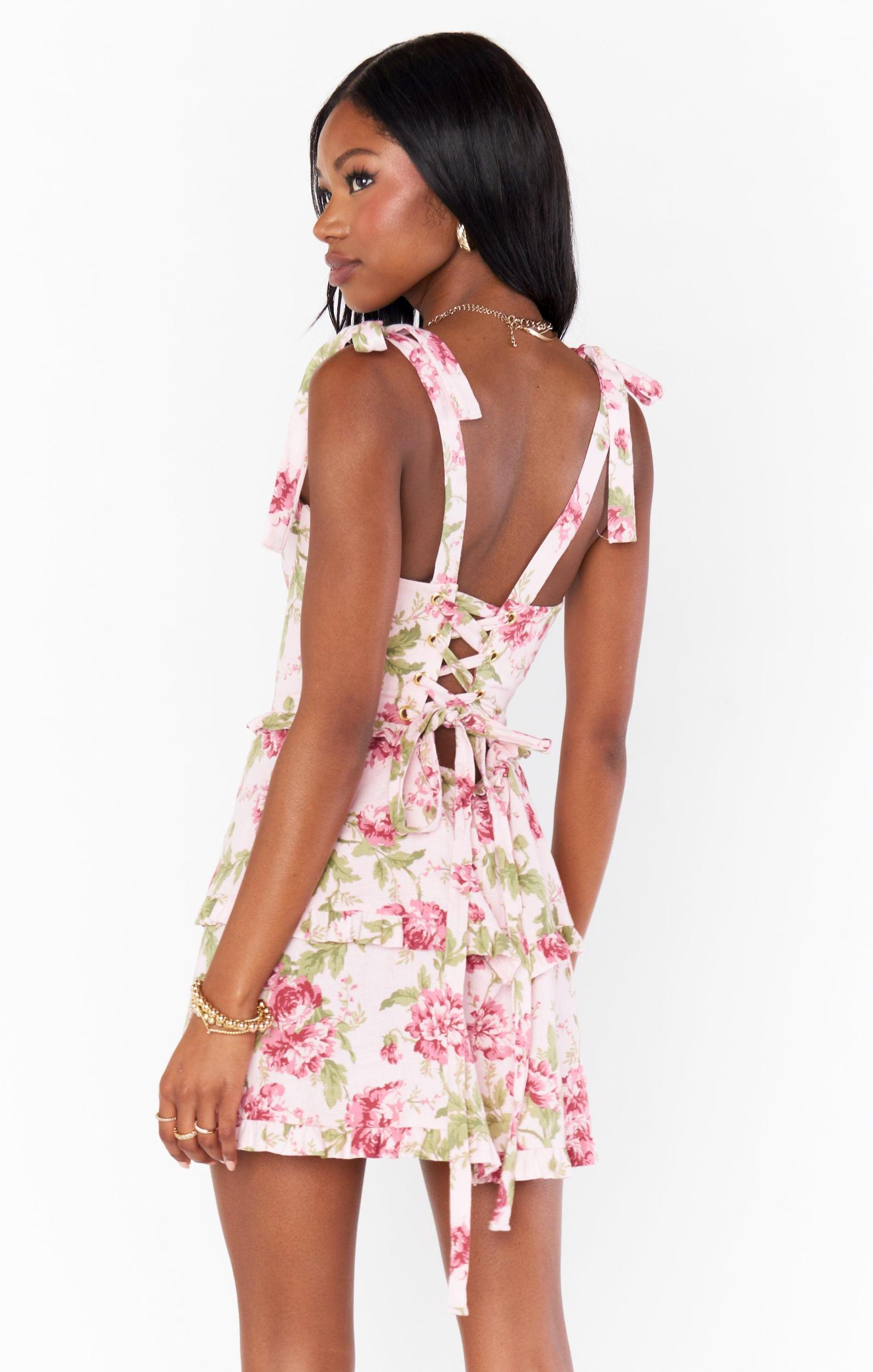 Lady Corset Mini Dress ~ Garden Romantic Product Image