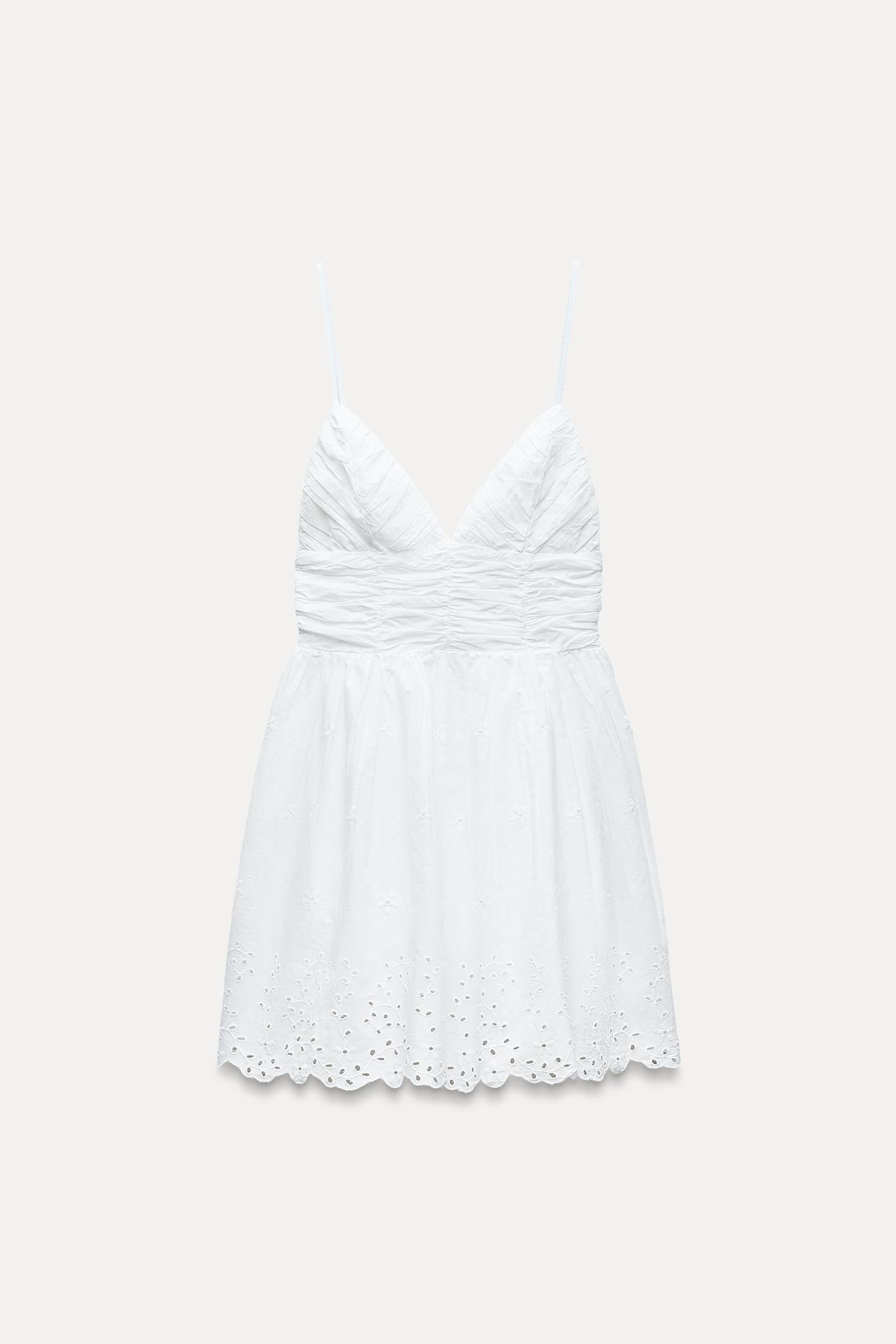 SHORT EMBROIDERED DRESS Product Image