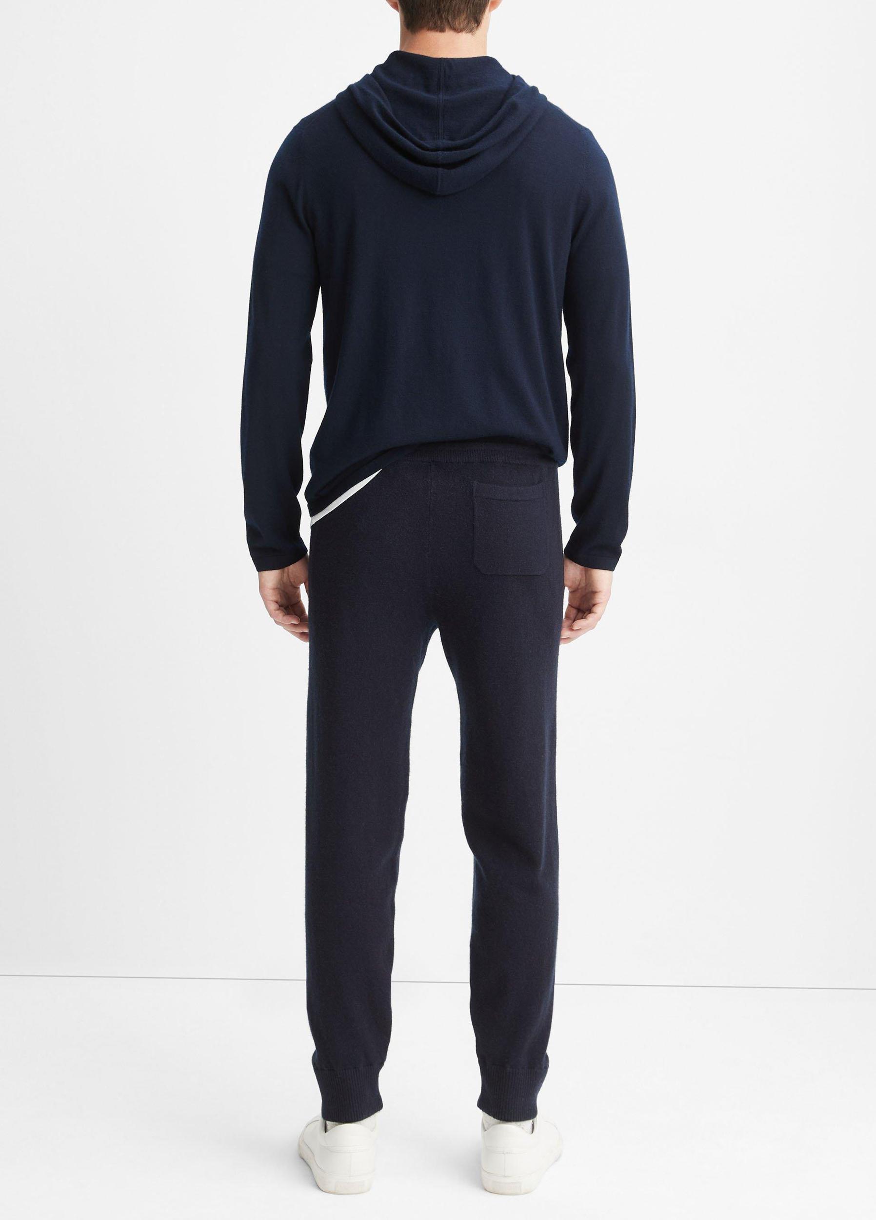 Mens Wool Cashmere Jogger, Coastal Blue, Size L Vince Product Image