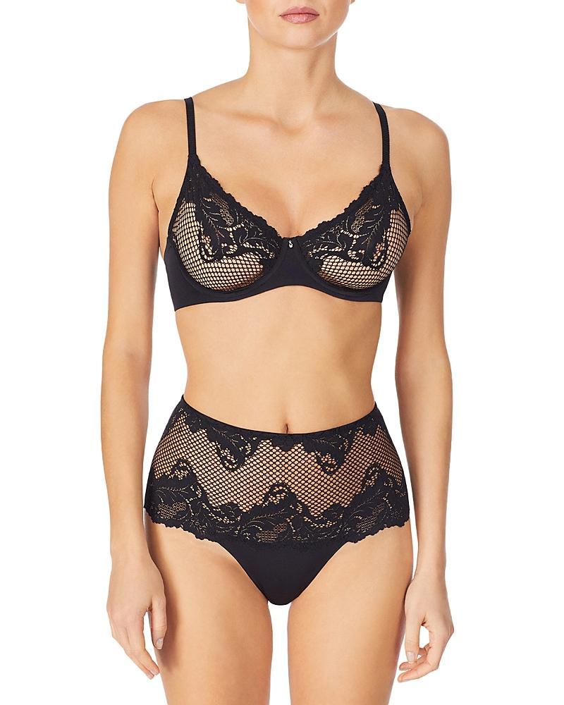 Le Mystere Lace Allure Unlined Scoop Neck Adjustable Bra Product Image