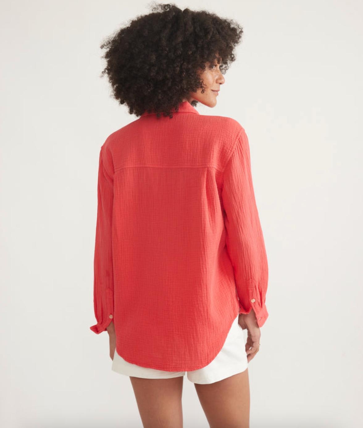 Marine Layer Abbey Double Cloth Button Down Product Image
