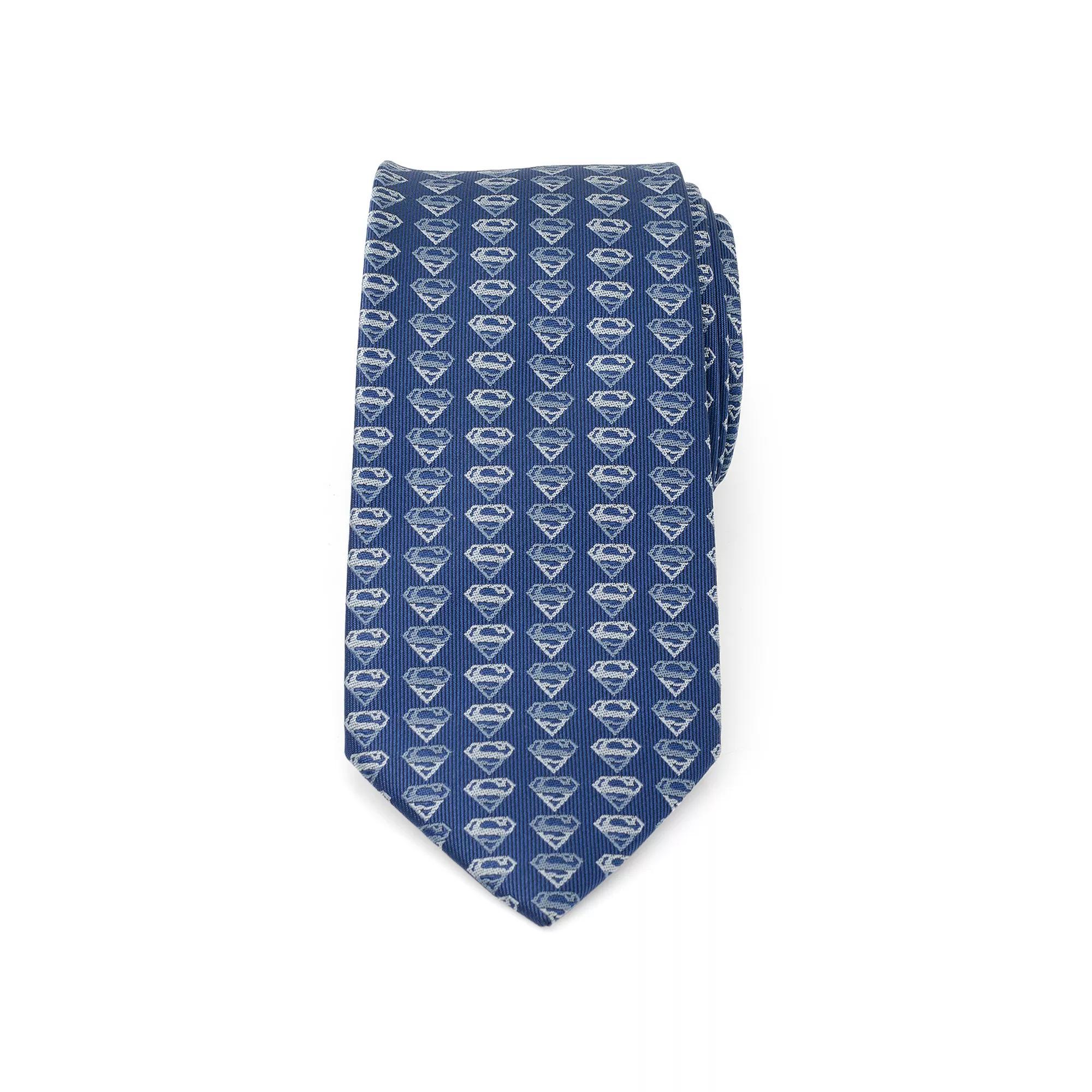 Men's DC Comic Book Heroes Tie, Superman Shield Product Image