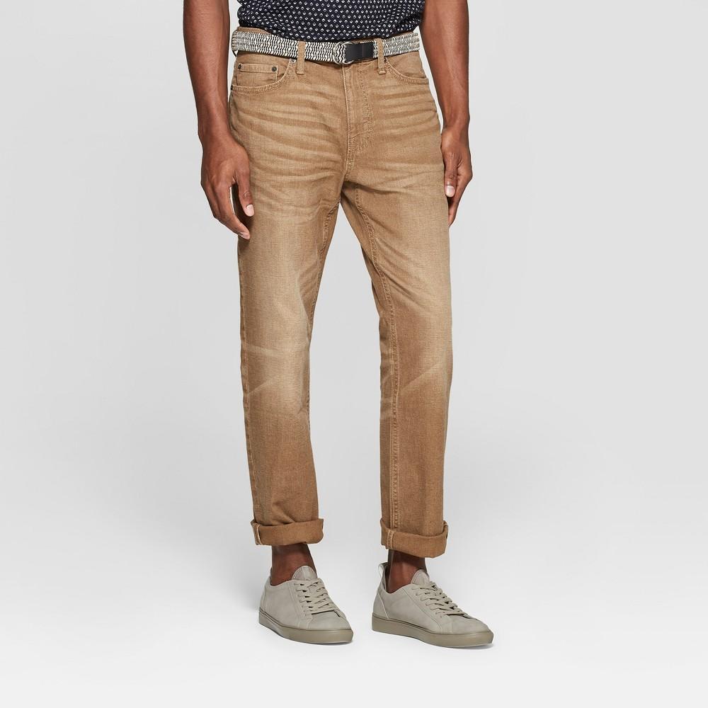 Mens Straight Fit Jeans - Goodfellow & Co Navy Denim 32x30 Product Image