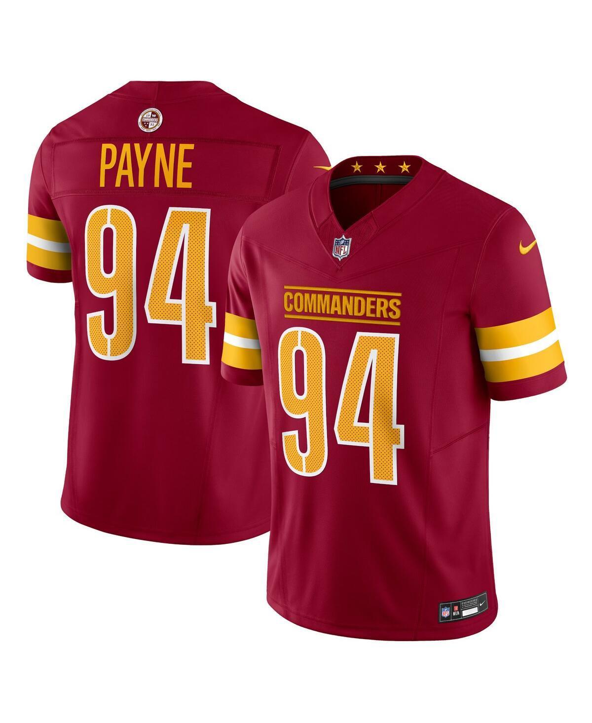 Men's Nike Daron Payne Burgundy Washington Commanders Vapor F.U.S.E. Limited Jersey, Size: 2XL, Wft Med Re Product Image
