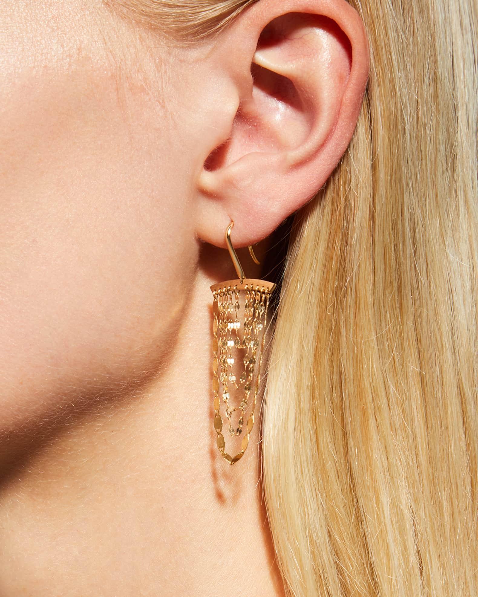 Small Nude Cascade Earrings Product Image