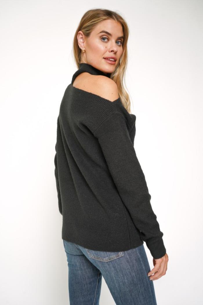 One Shoulder Sweater Product Image