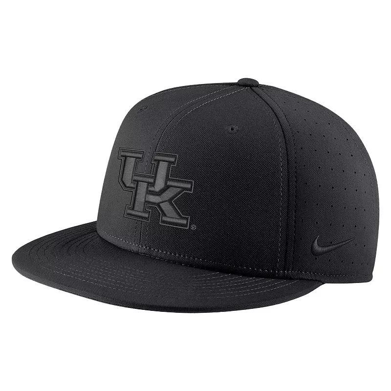 Mens Nike Minnesota Golden Gophers Triple Black Performance Fitted Hat Product Image