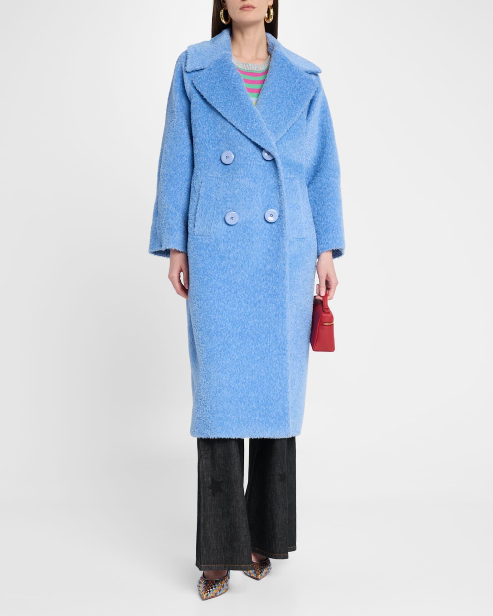 Alpaca-Blend Double-Breasted Coat Product Image