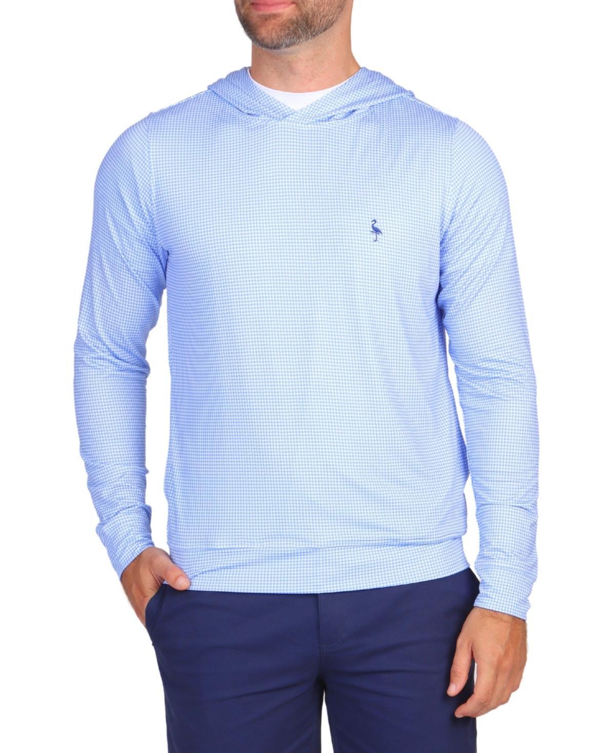 Tailorbyrd Mens Houndstooth Printed Performance Hoodie Product Image