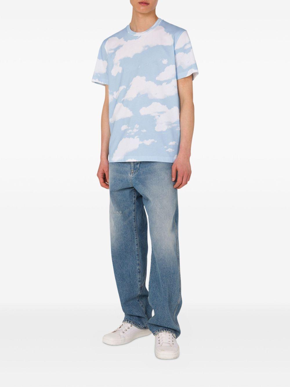 cloud-print T-shirt Product Image