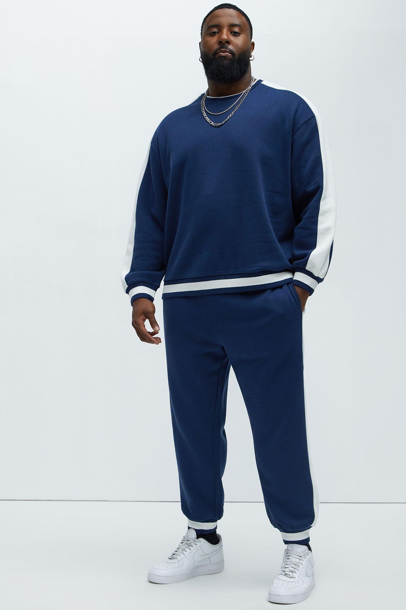 Tyson Drayton Contrast Sweatshirt - Navy/combo Product Image