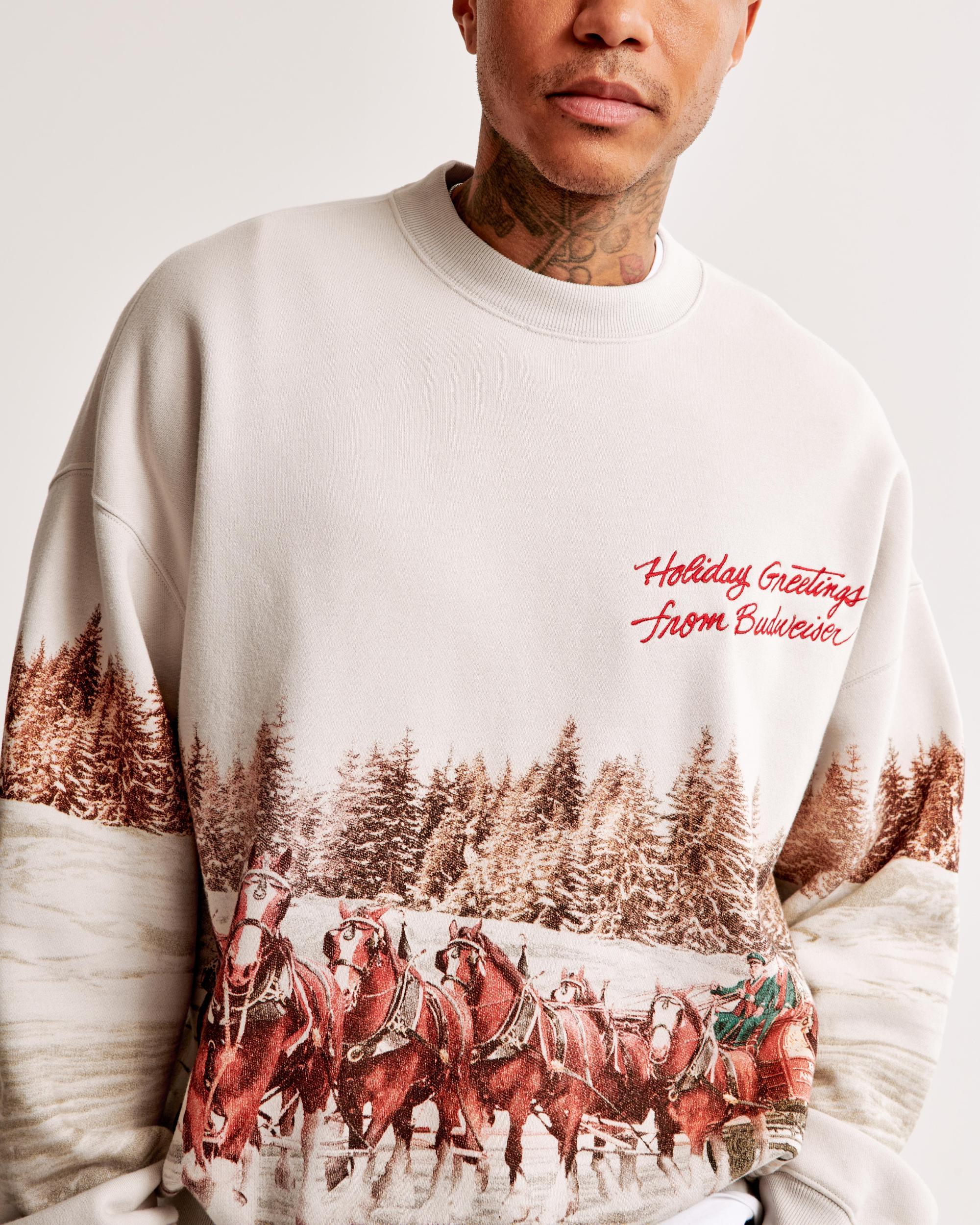 Budweiser Graphic Crew Sweatshirt Product Image