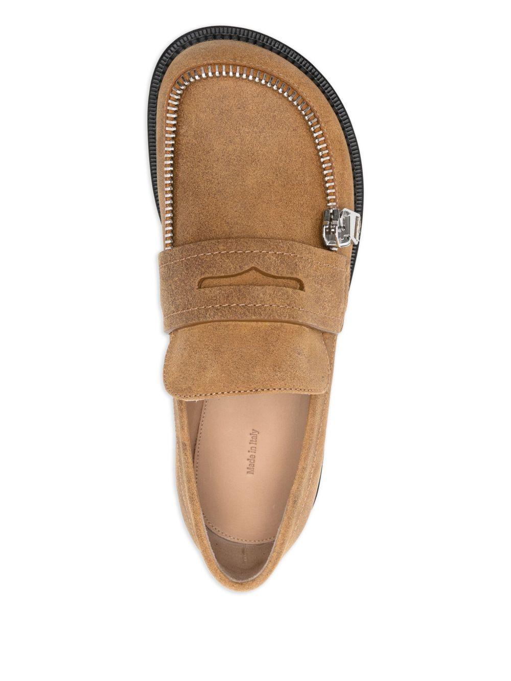 zip-detail penny loafers Product Image