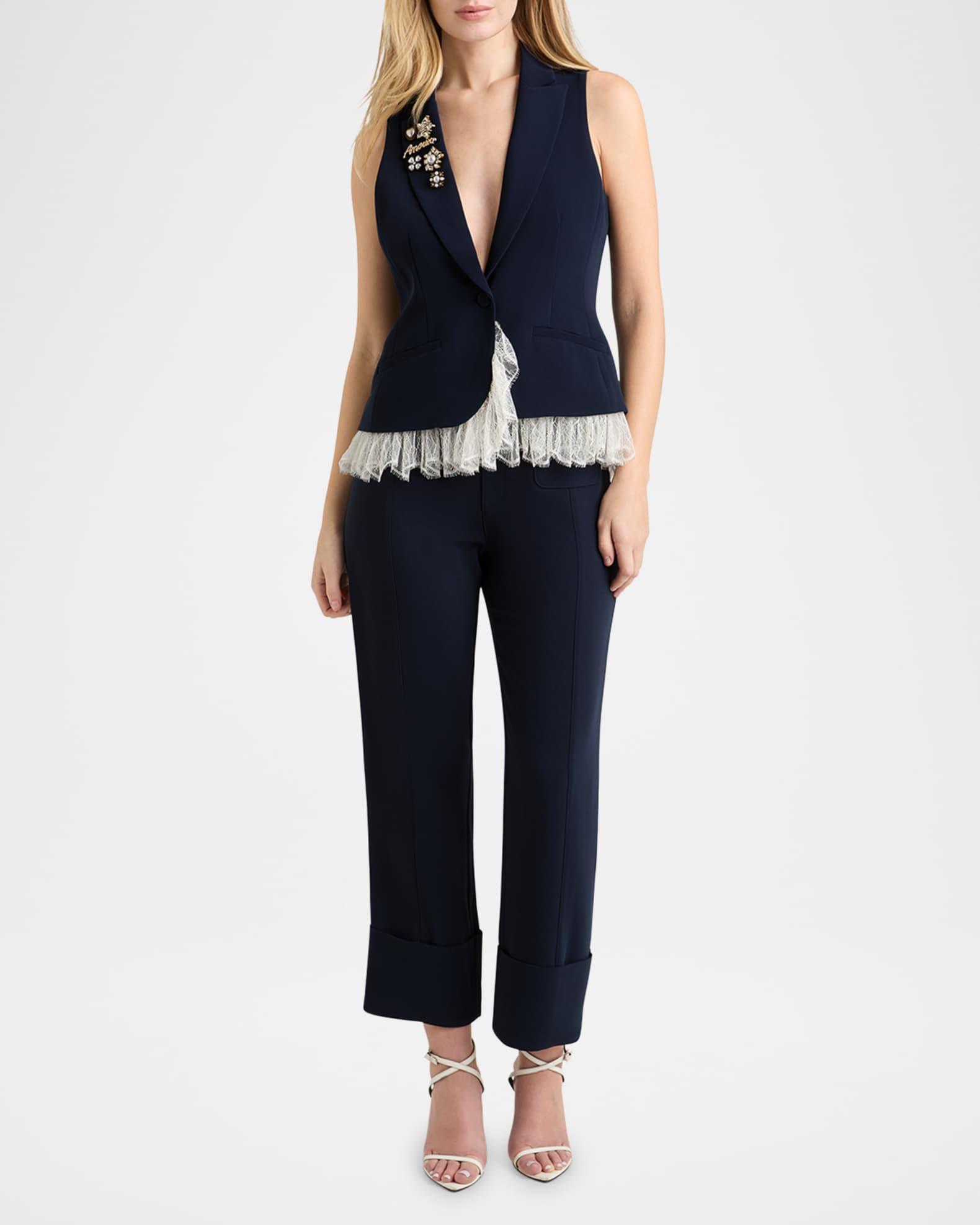 Roxie Lace-Trim Vest Product Image