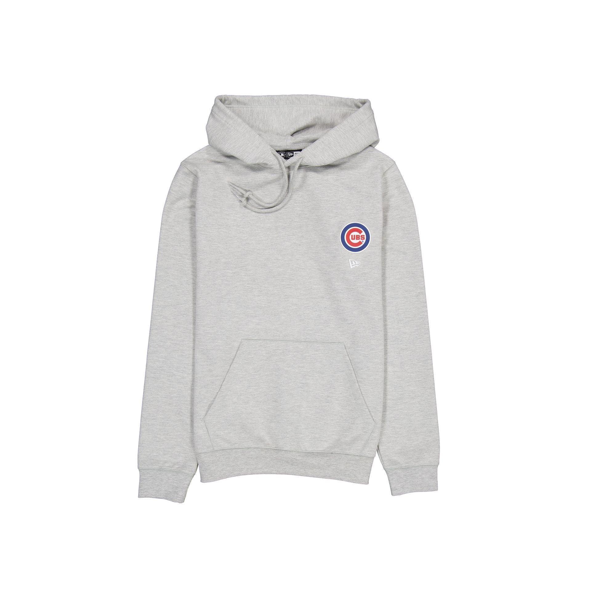 Chicago Cubs Logo Essentials Tonal Gray Hoodie Male Product Image
