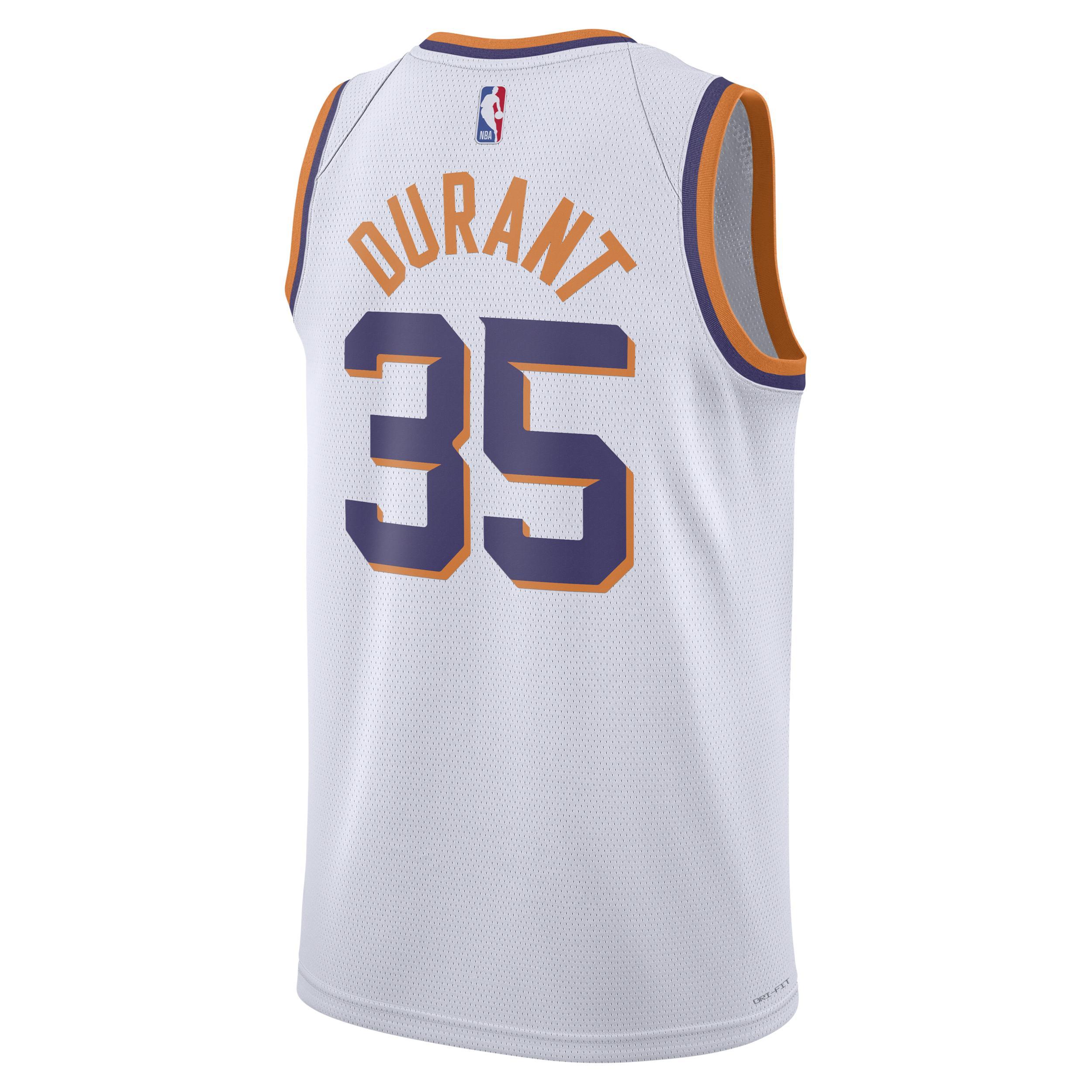 Unisex Nike Kevin Durant White Phoenix Suns Swingman Jersey - Association Edition, Adult Unisex, Size: Small, Phx White Product Image