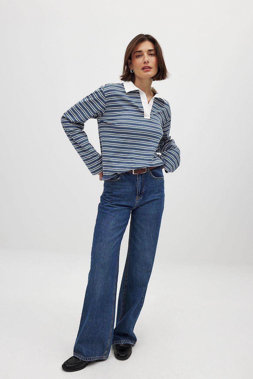 Long Sleeve Polo Shirt Product Image