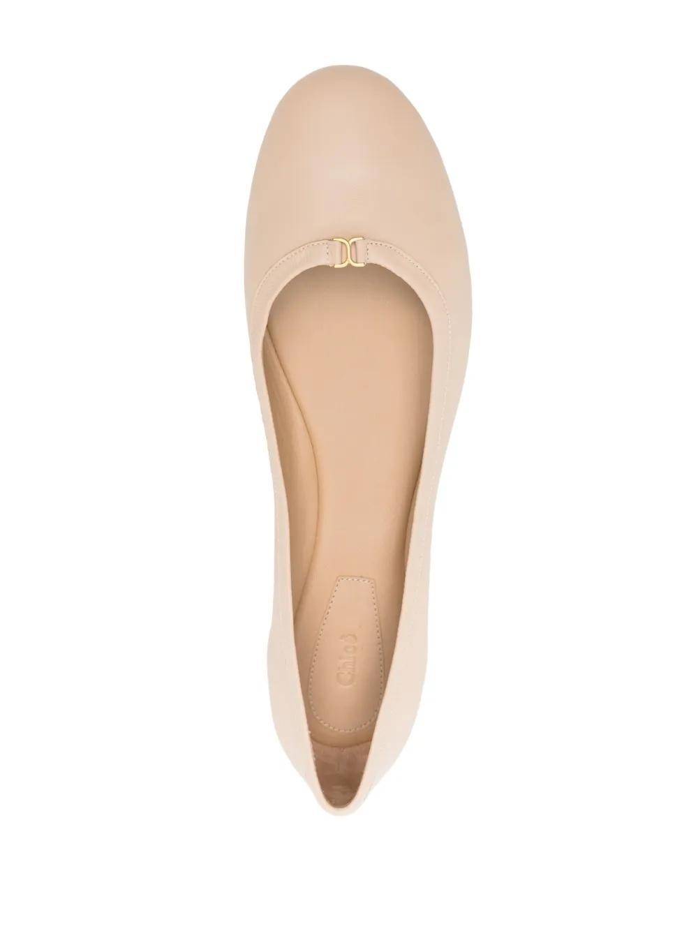 Marci leather ballerina shoes Product Image