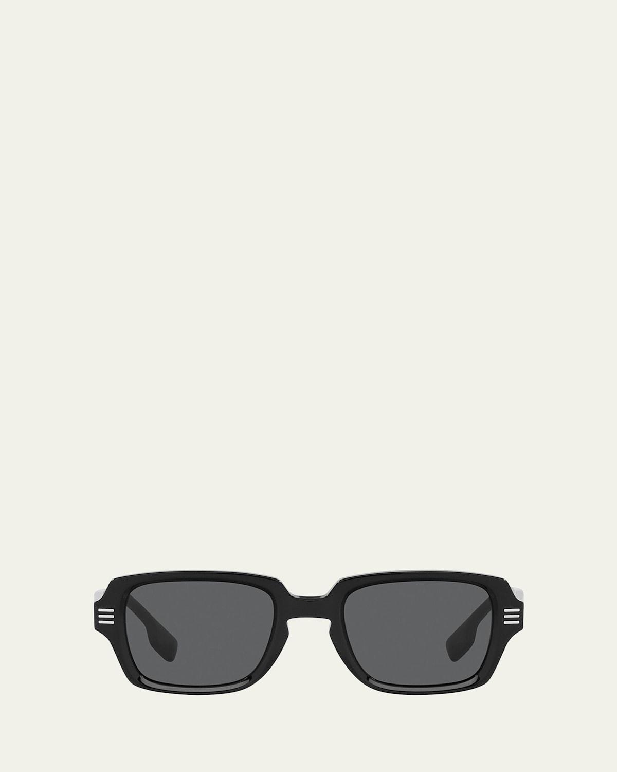 Burberry Mens BE4349 Eldon 51mm Rectangle Sunglasses Product Image