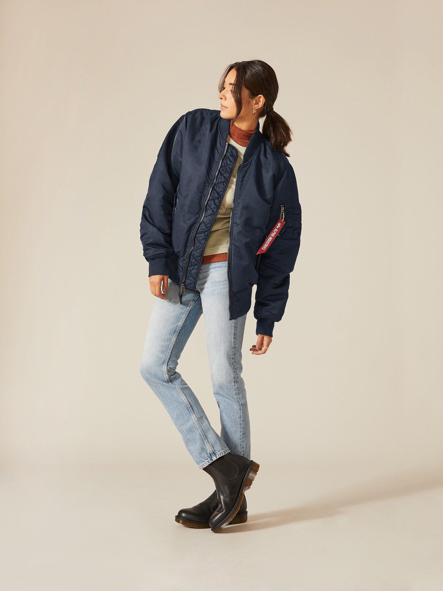 MA-1 BATTLEWASH BOMBER JACKET Female Product Image