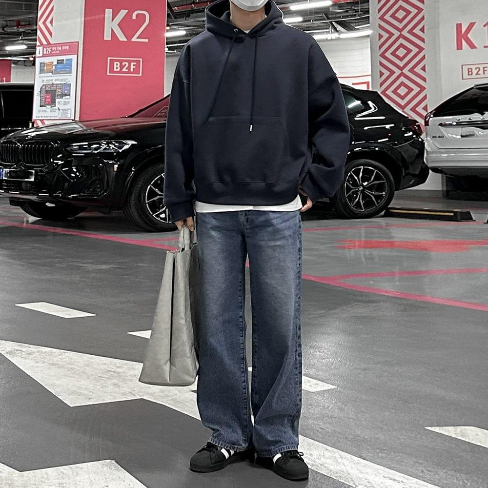 RT No. 9405 DENIM WIDE STRAIGHT JEANS Product Image