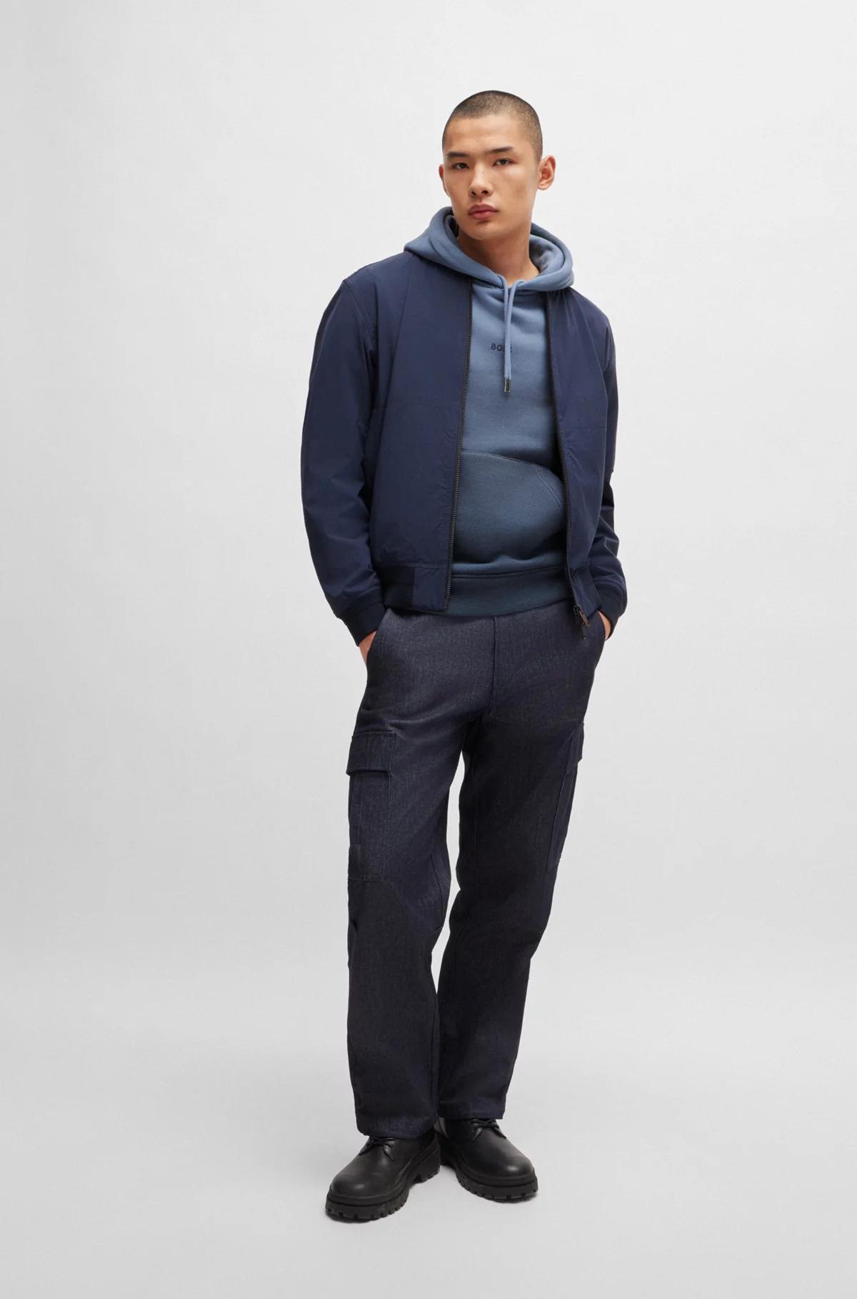 BOSS Cotton-Terry Relaxed-Fit with Gradient Dye Male Product Image