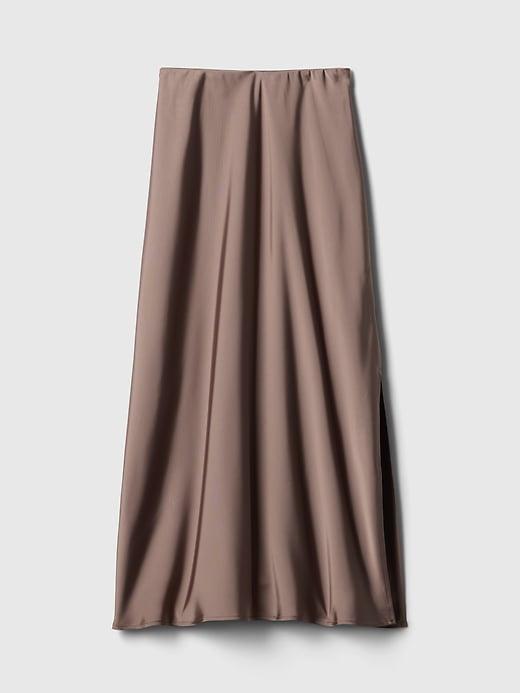 Satin Maxi Skirt Product Image