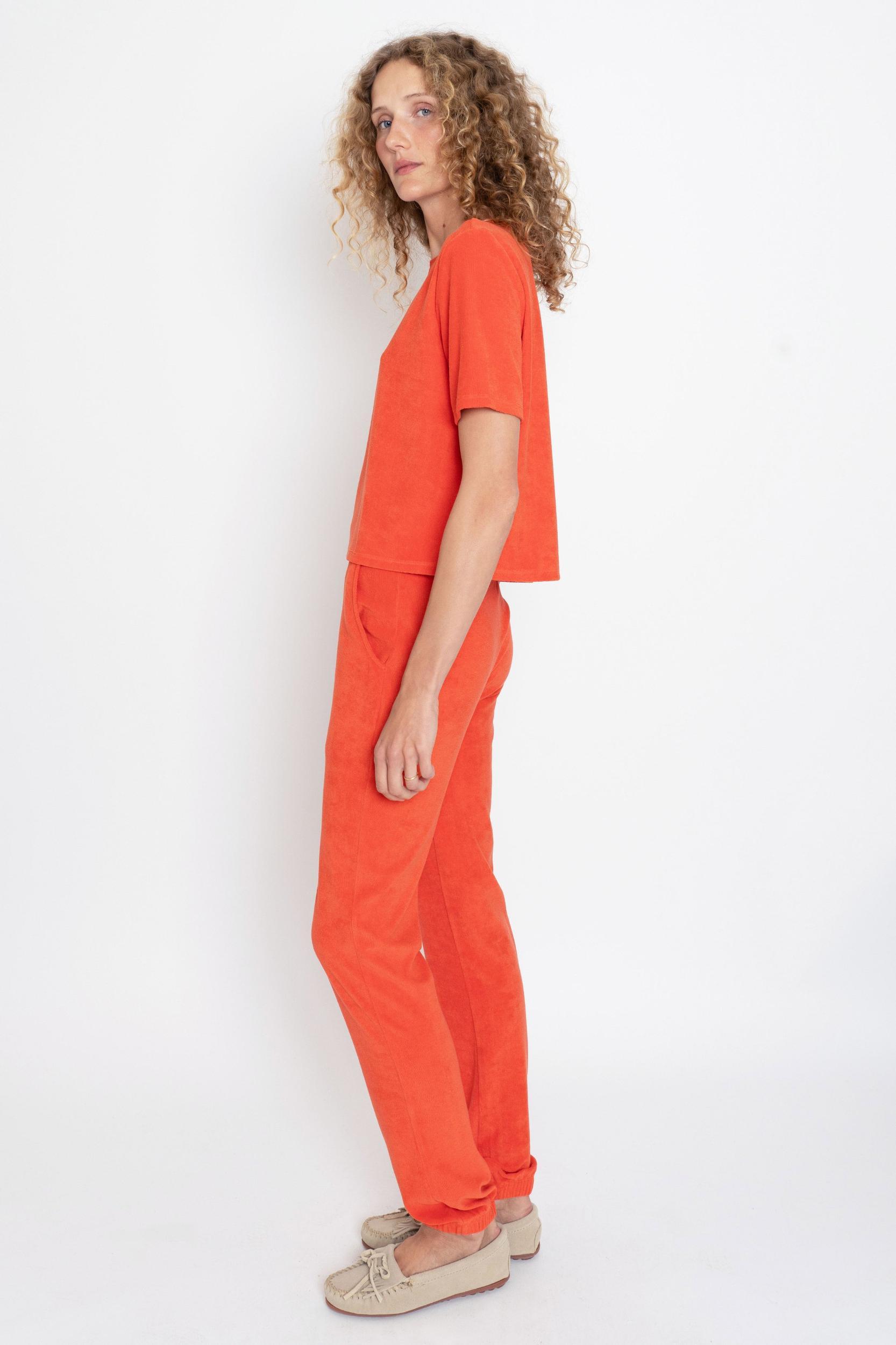 The Terry Sweatpants - Poppy Product Image