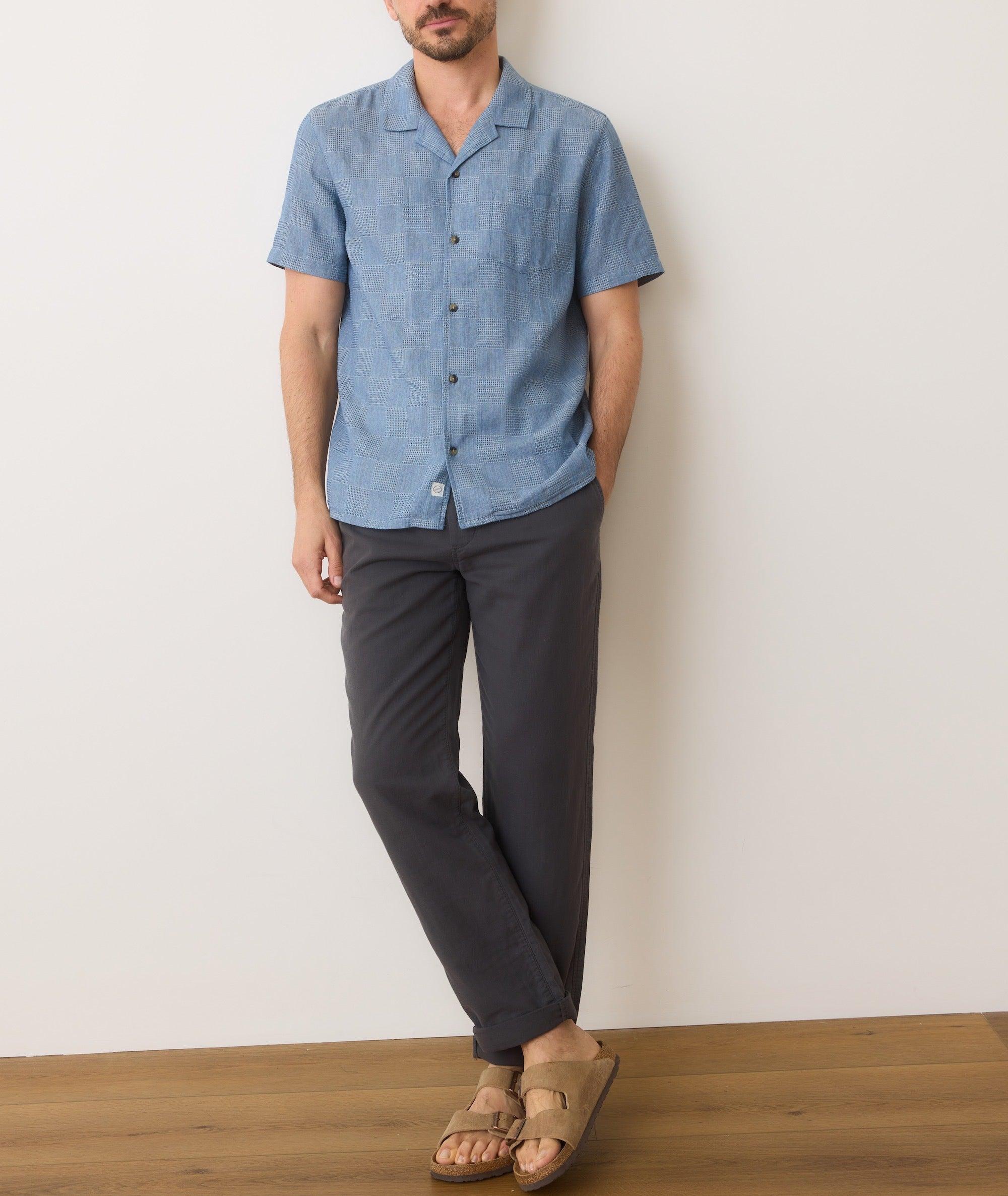Stretch Selvage Long Sleeve Shirt Product Image
