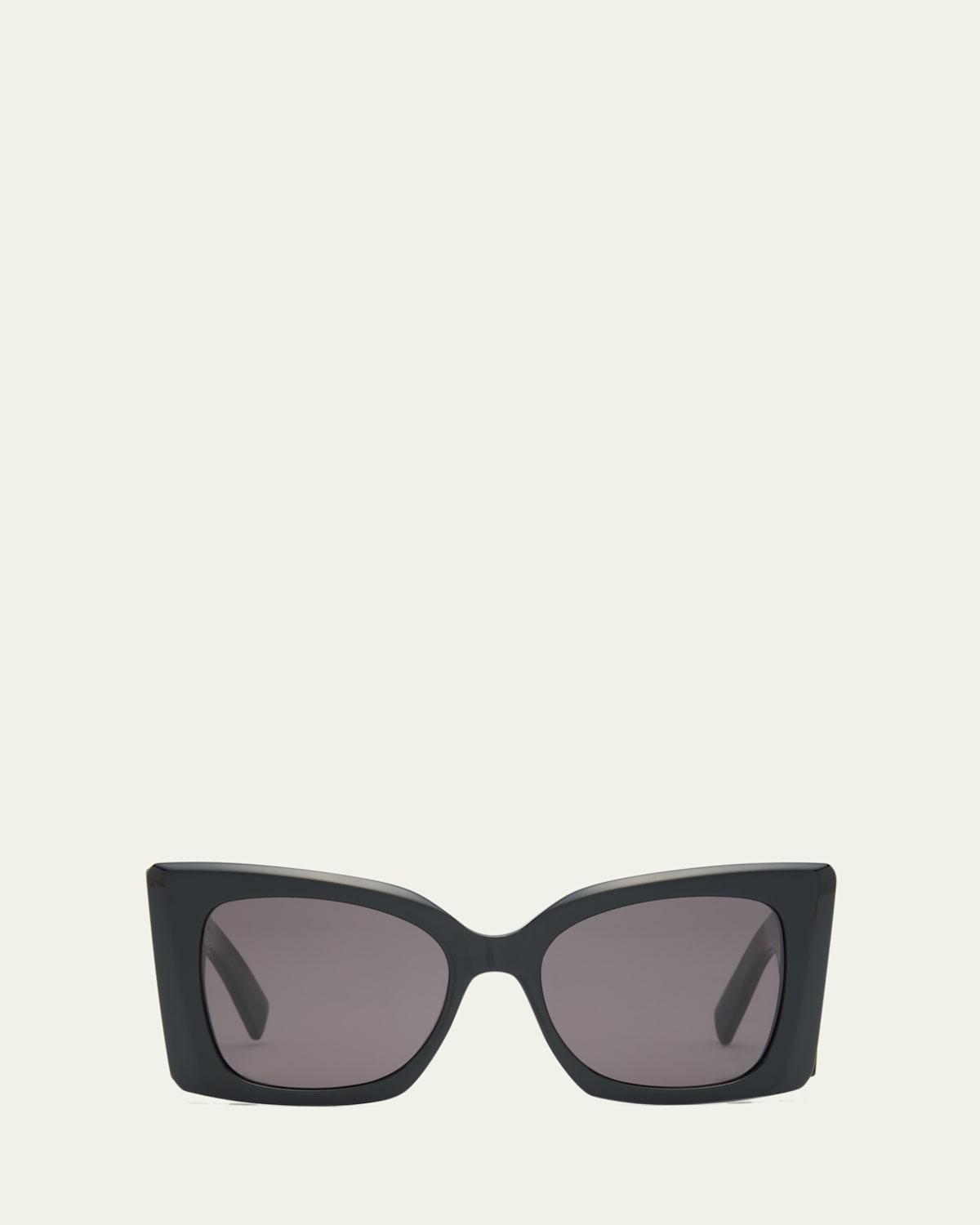 Womens Monogram Acetate 54MM Blaze Rectangular Sunglasses Product Image