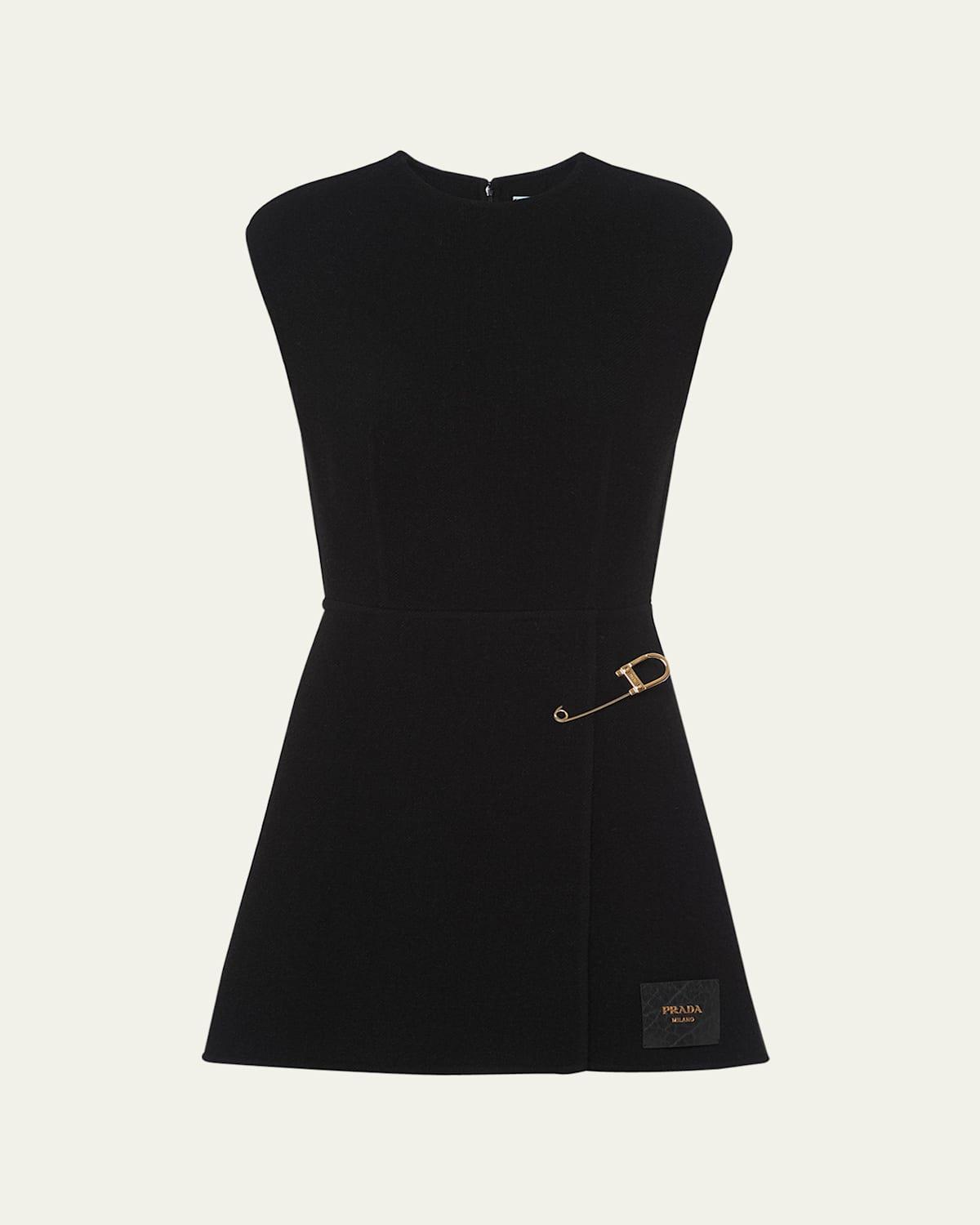 Womens Washed Twill Minidress Product Image