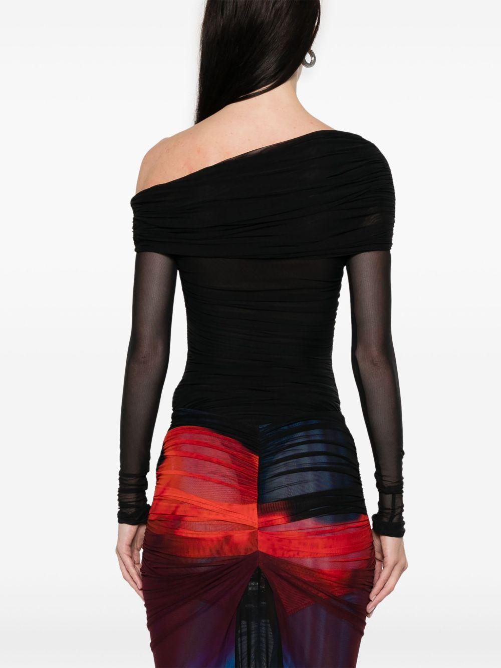 off-shoulder ruched bodysuit  Product Image