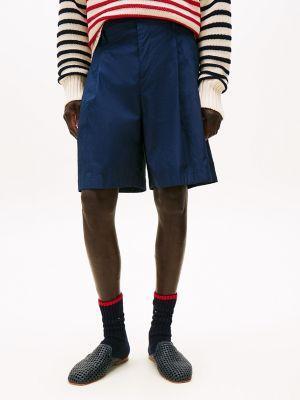 Wide-Leg Crinkle Chino Short Product Image