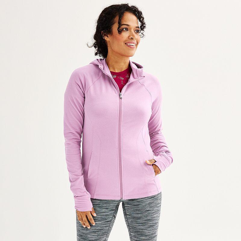 Women's Tek Gear® Essential Hooded Jacket, Size: Small, Blue Romance Product Image
