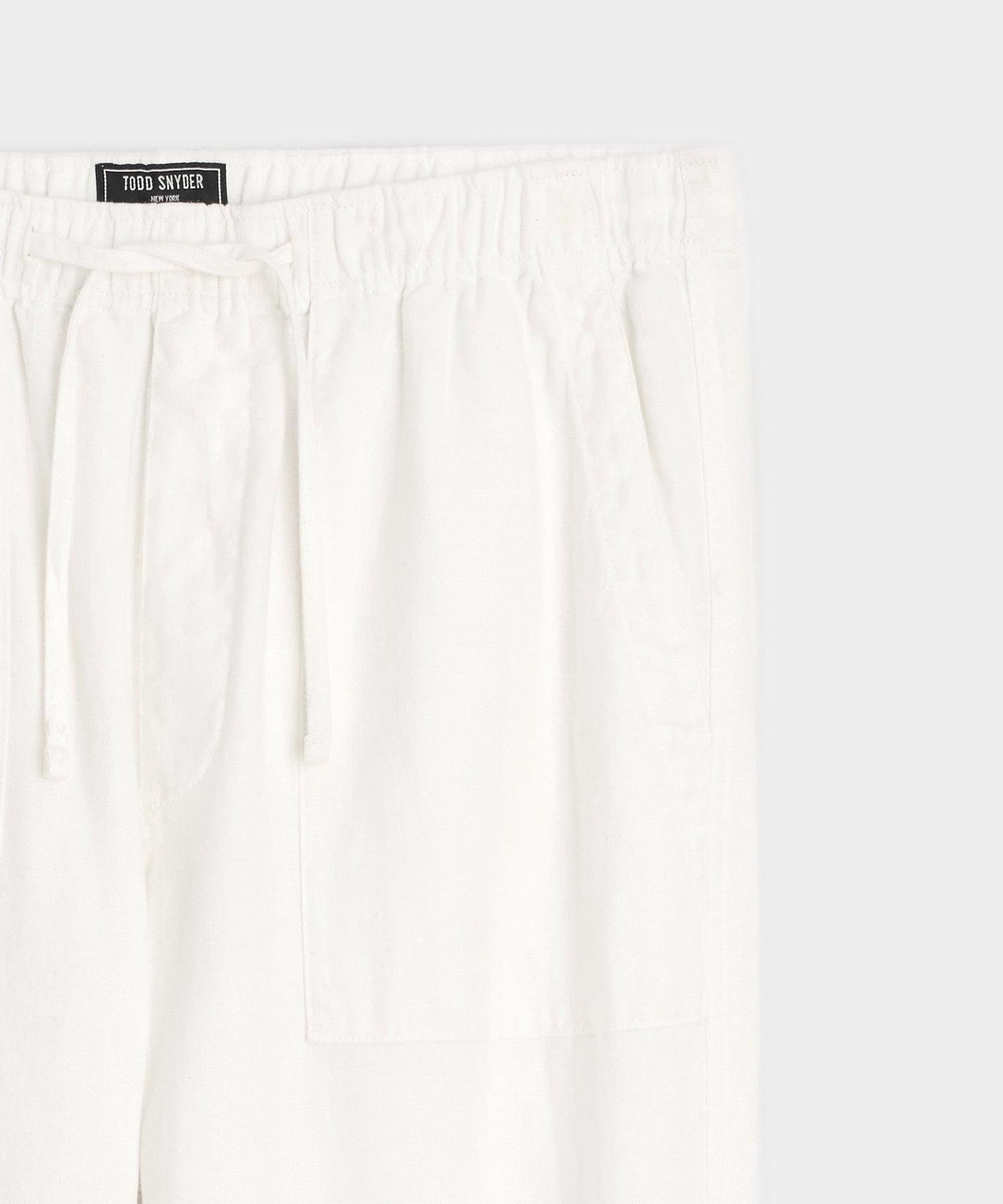 Straight Fit Linen Beach Pant Product Image