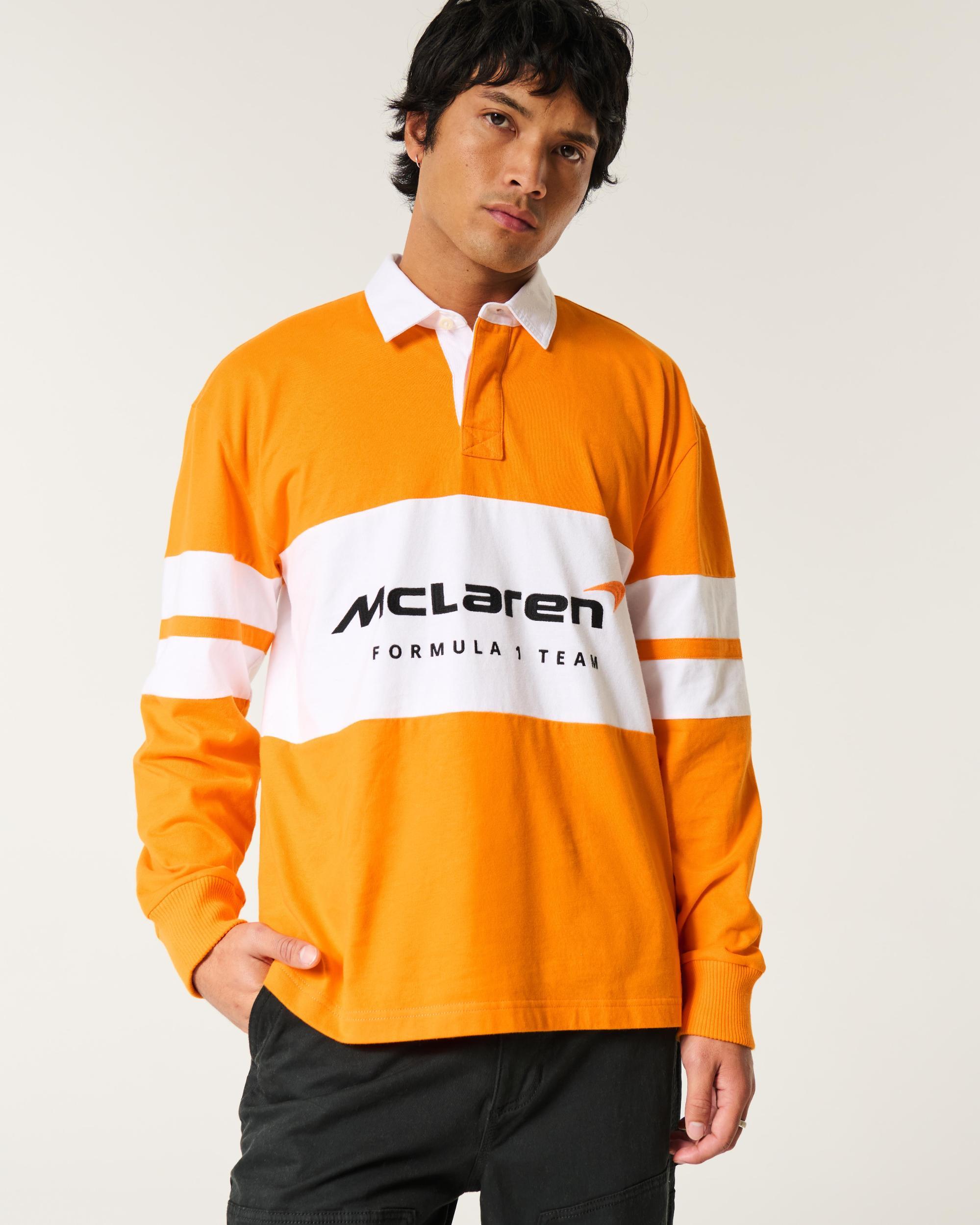 Boxy Heavyweight Oracle Red Bull Racing Graphic Rugby Polo Product Image