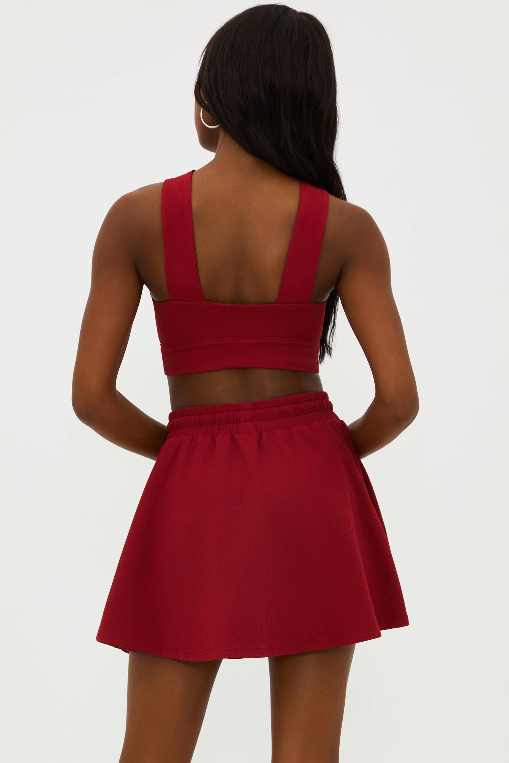 Adia Top Rio Red Waffle Product Image