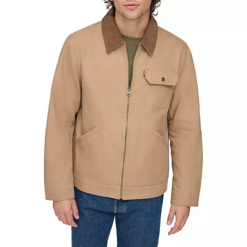 Men's Levi's® Cotton Canvas Depot Jacket with Corduroy Collar, Size: XXL, Pink Product Image