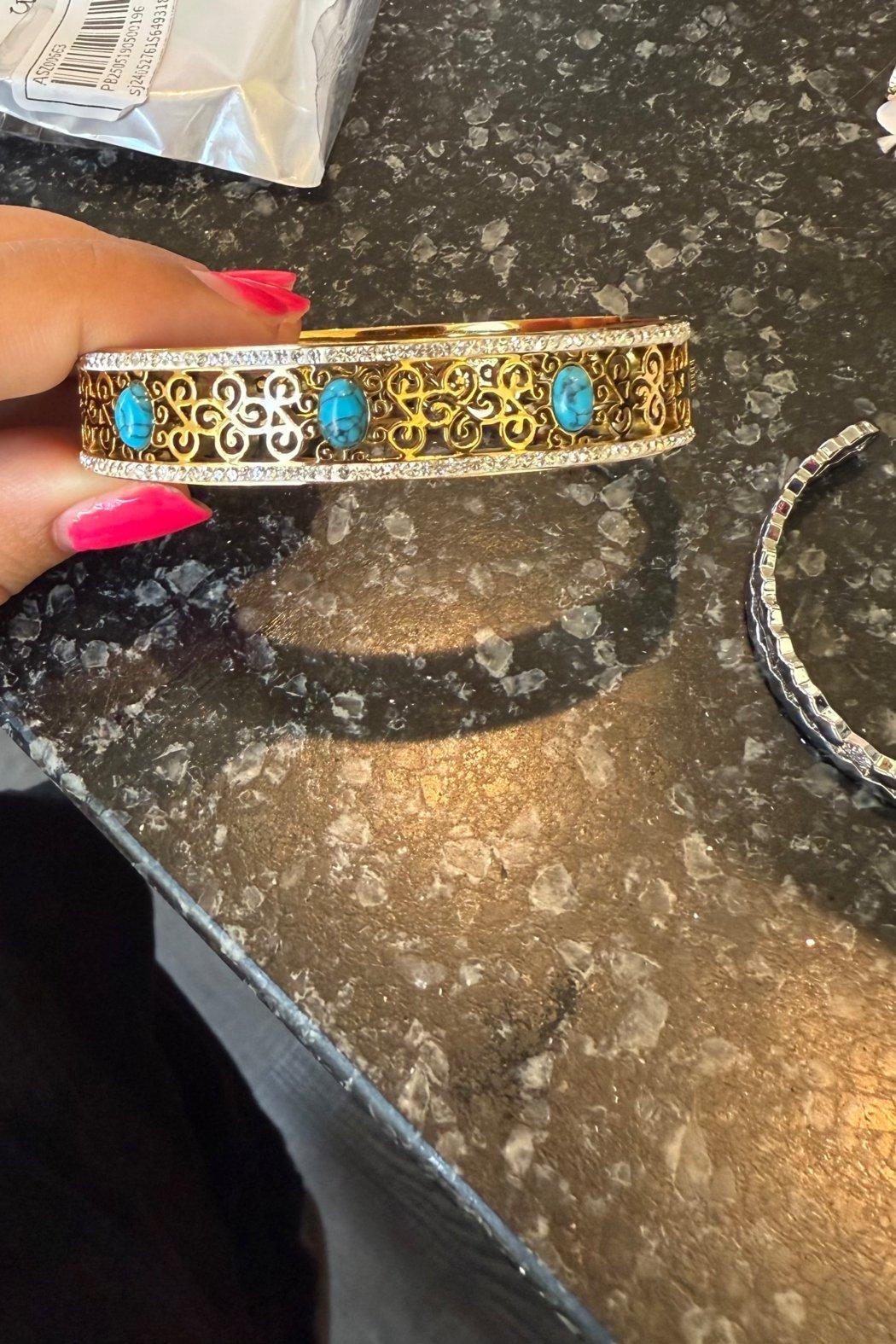 Turquoise Stone Detailed Bracelet Product Image