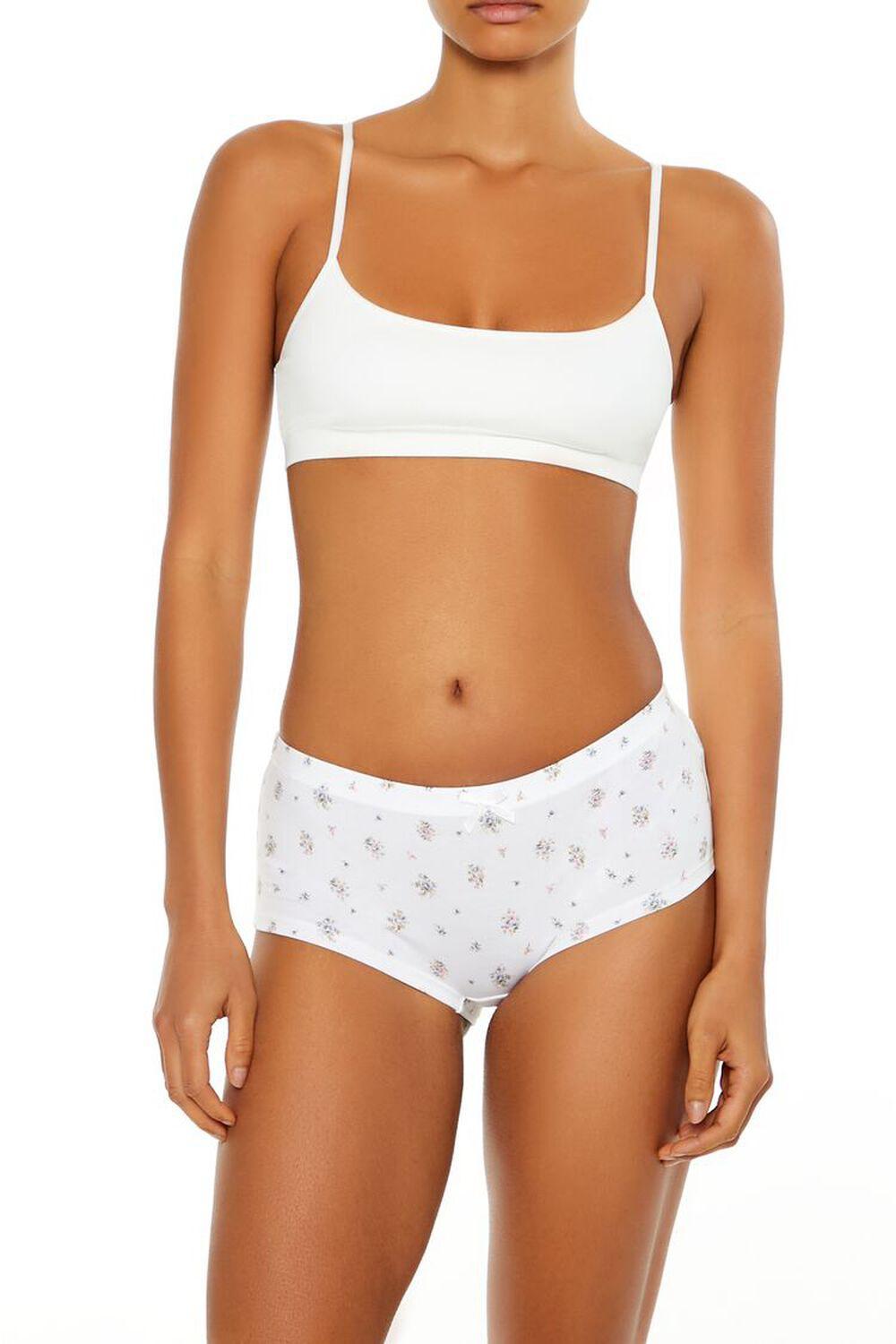 Floral Bow Shortie Panties | Forever 21 Product Image