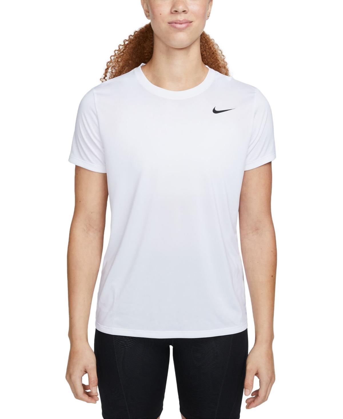 Women's Nike Dri-FIT Tee, Size: Medium, Tumbled Gray Product Image