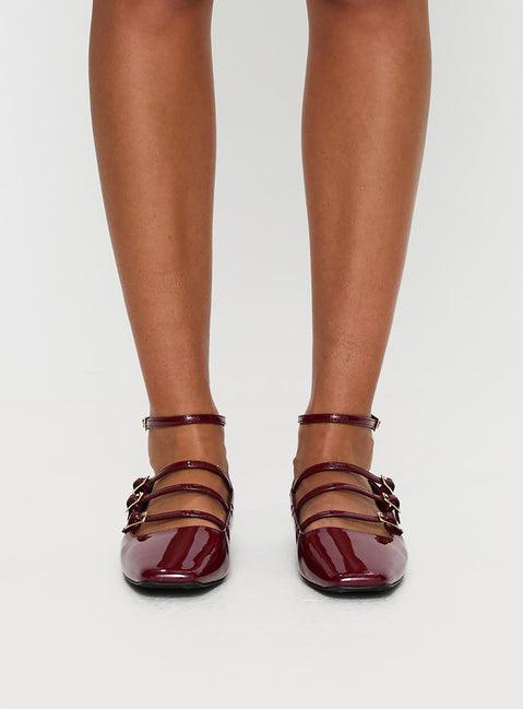 Zumma Flats Patent Cherry Product Image