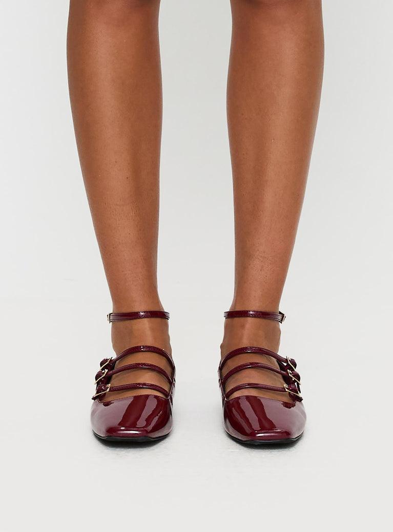 Zumma Flats Patent Cherry Product Image