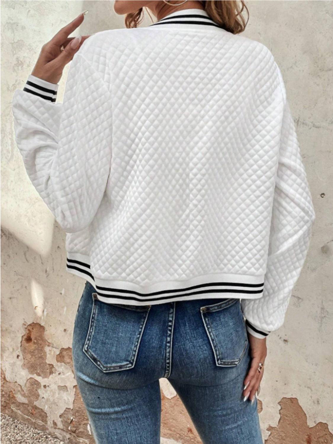 Zip Up Long Sleeve Jacket Product Image
