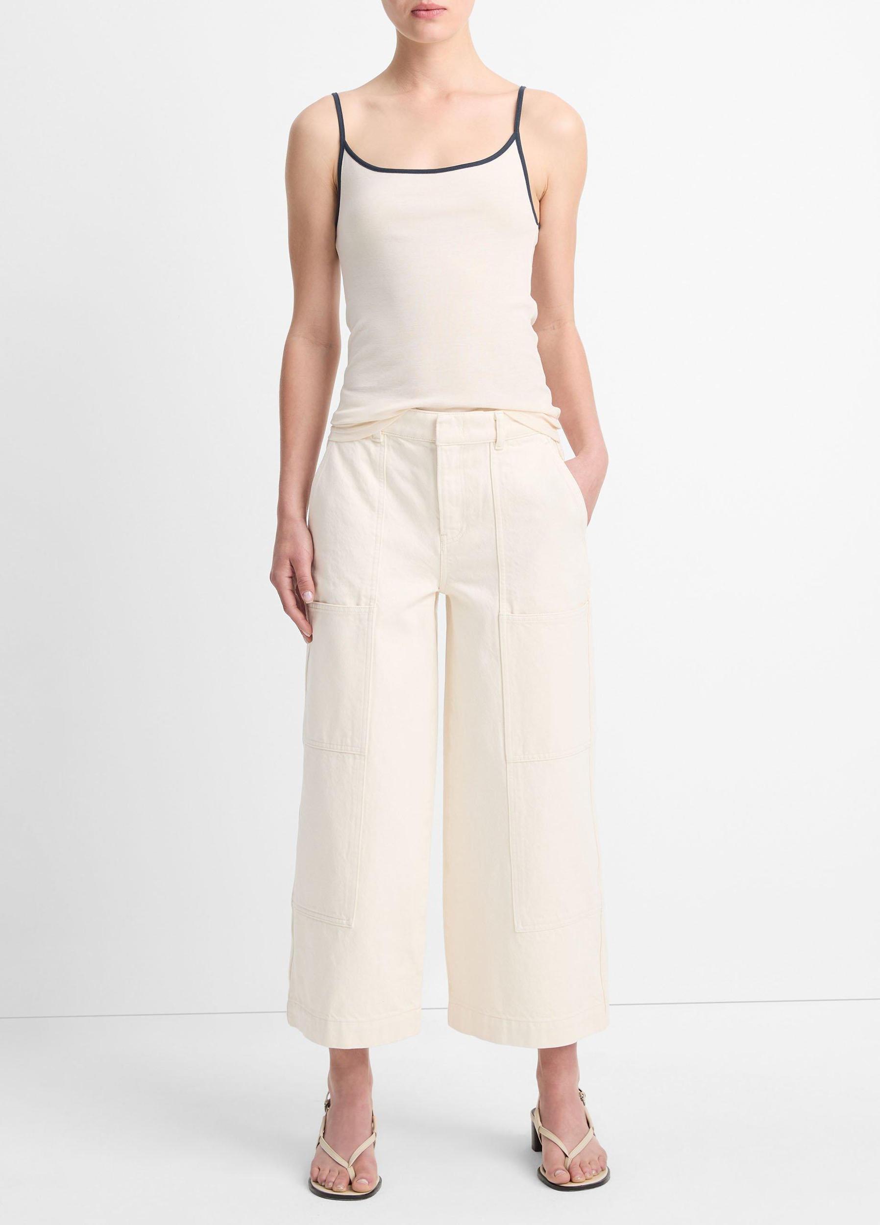 Pima Cotton Tipped Camisole Product Image