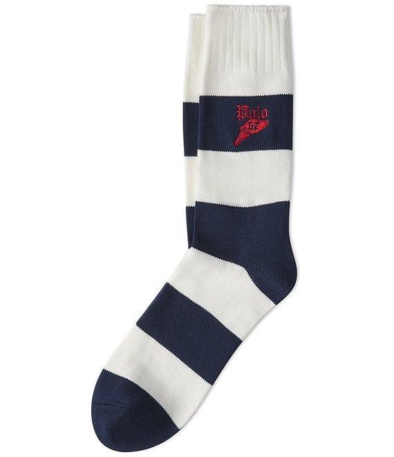 Polo Ralph Lauren Rugby Stripe Crew Socks Product Image
